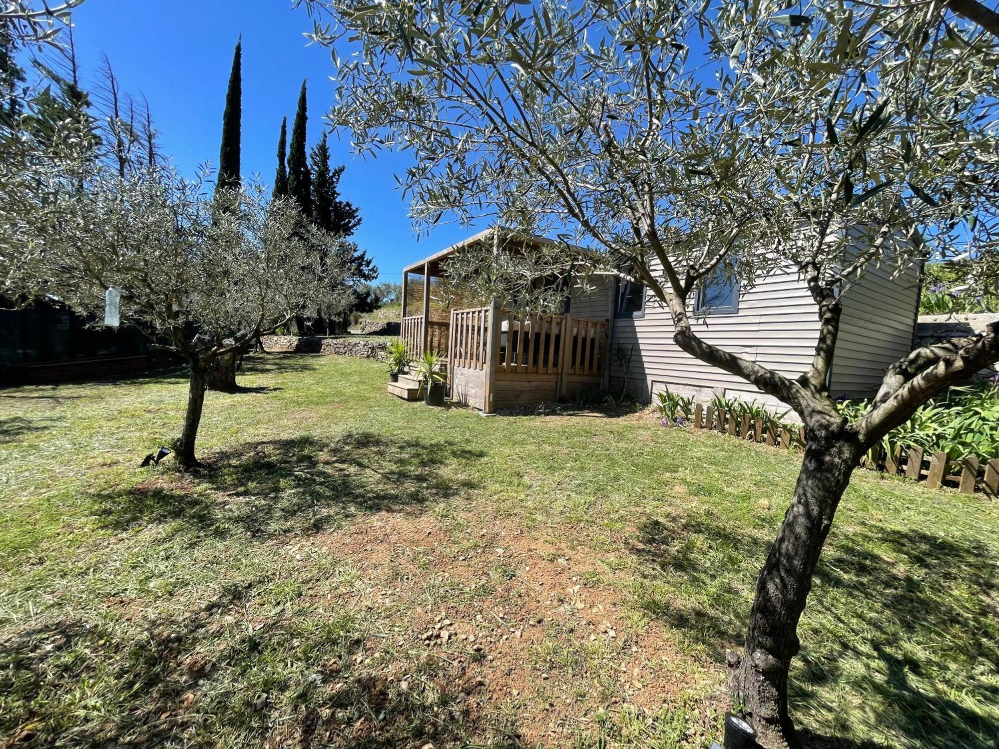 Mobil-Home En Pleine Nature A 3 Mins Du Lac Du Salagou Avec Vue Panoramique Lacoste  Extérieur photo
